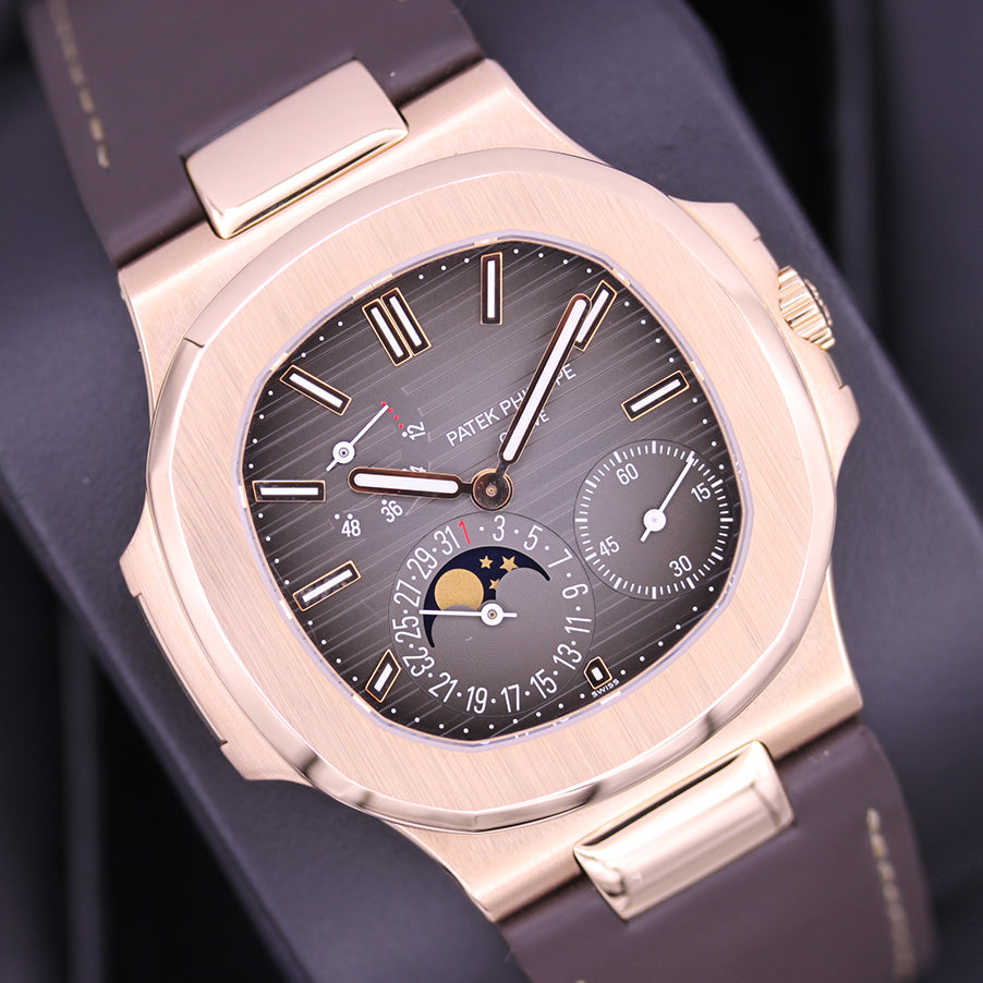 Patek Philippe Nautilus Moon Phase 40mm 5712R Black Dial