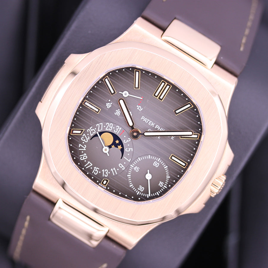 Patek Philippe Nautilus Moon Phase 40mm 5712R Black Dial