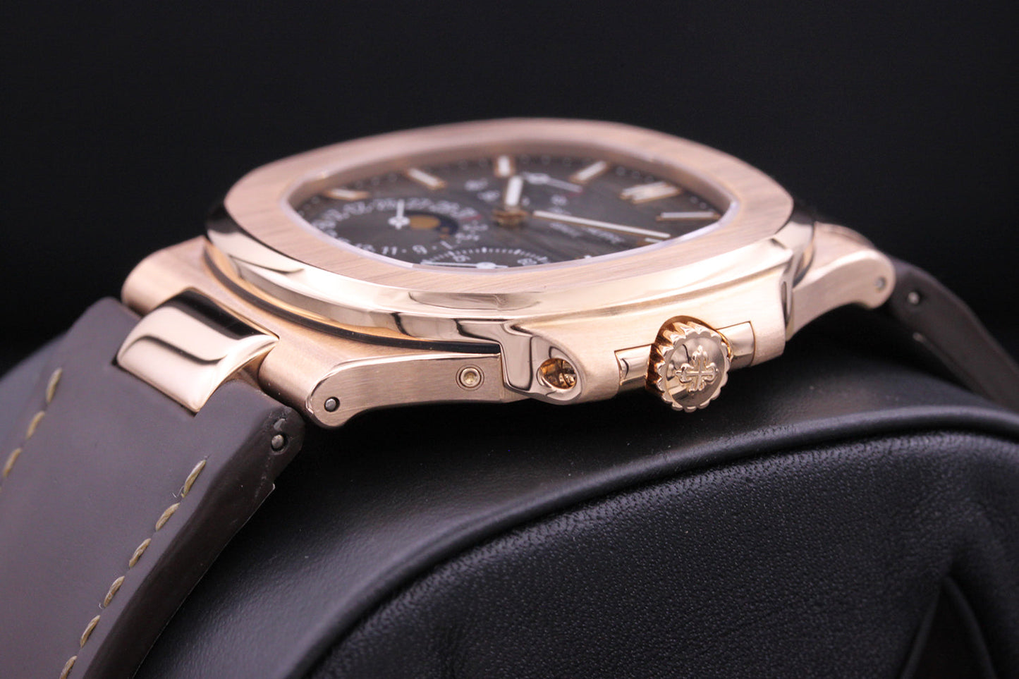 Patek Philippe Nautilus Moon Phase 40mm 5712R Black Dial