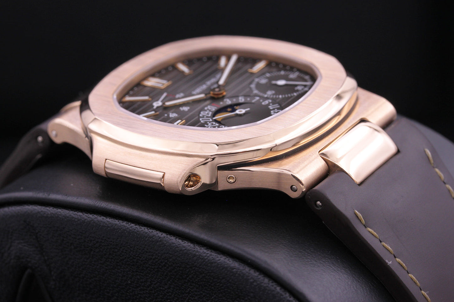 Patek Philippe Nautilus Moon Phase 40mm 5712R Black Dial