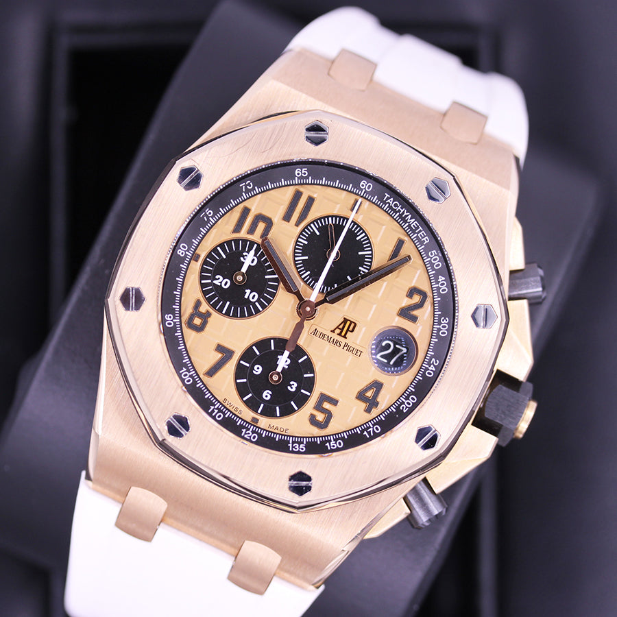 Audemars Piguet Royal Oak Offshore Chronograph 42mm 26470OR Pink Dial Pre-Owned
