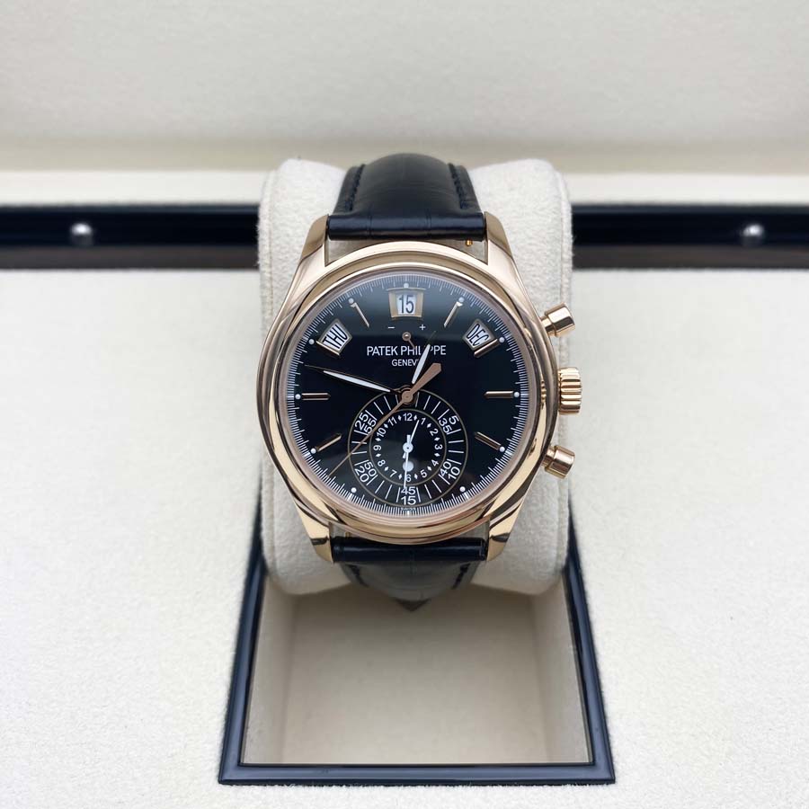 Patek Philippe Annual Calendar Chronograph Complication 40mm 5960R-012 Black Dial Pre-Owned