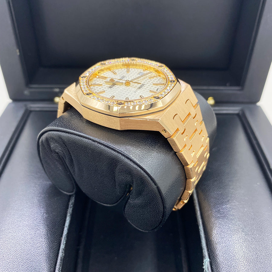 Audemars Piguet Royal Oak 37mm 15451OR Silver Dial Pre-Owned