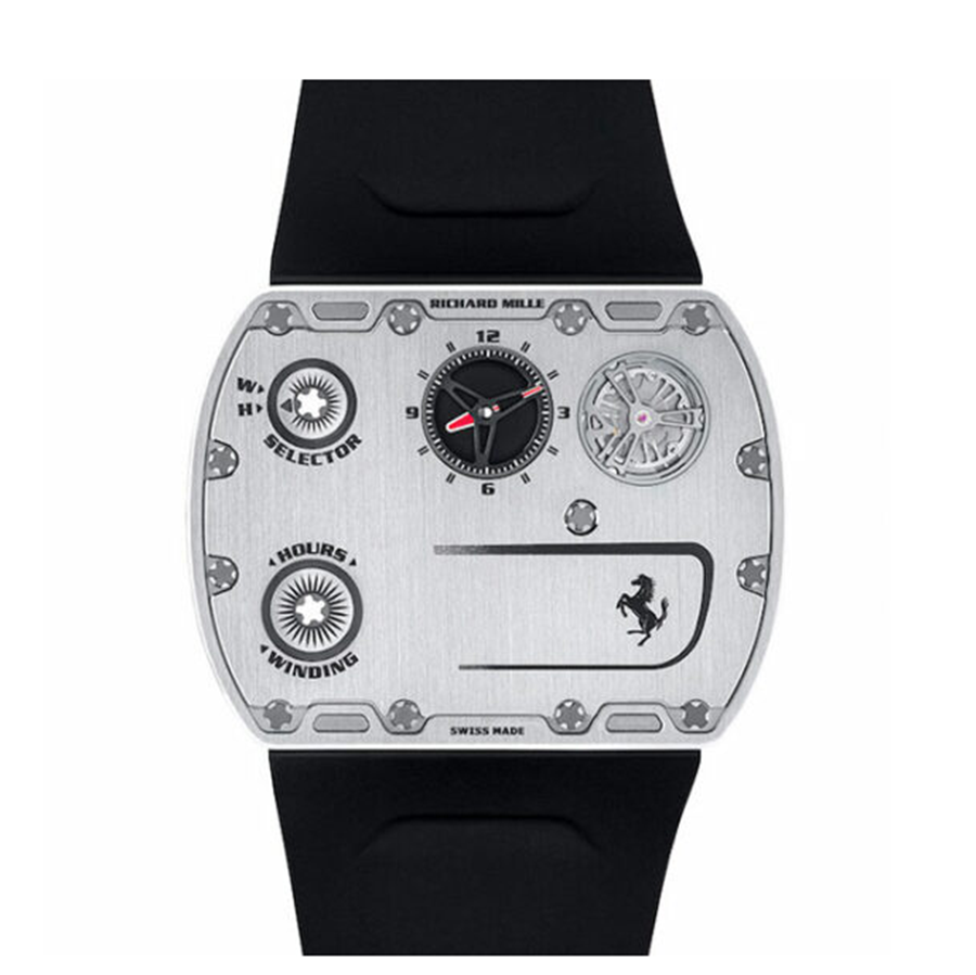 Richard Mille RMUP-01 Limited Edition Ferrari Manual Winding Ultraflat Grey Dial