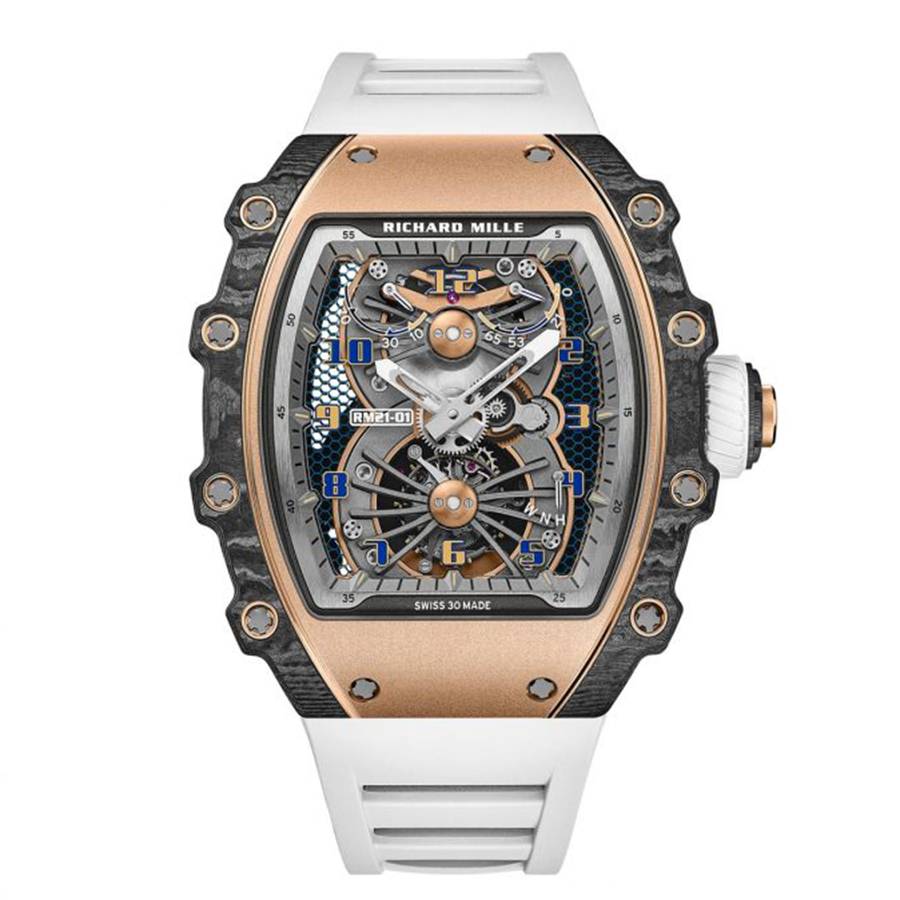 Richard Mille RM21-01 Manual Winding Tourbillon Aerodyne Open-Work Dial