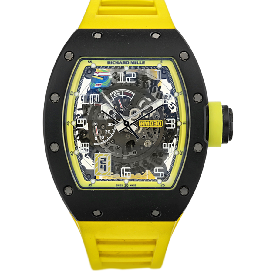 Richard Mille RM30 Black Ceramic 50mm Openworked Dial