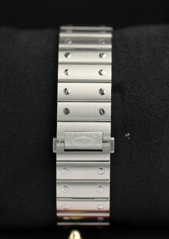 Cartier Santos Large Steel Brown Dial Bracelet WSSA0064