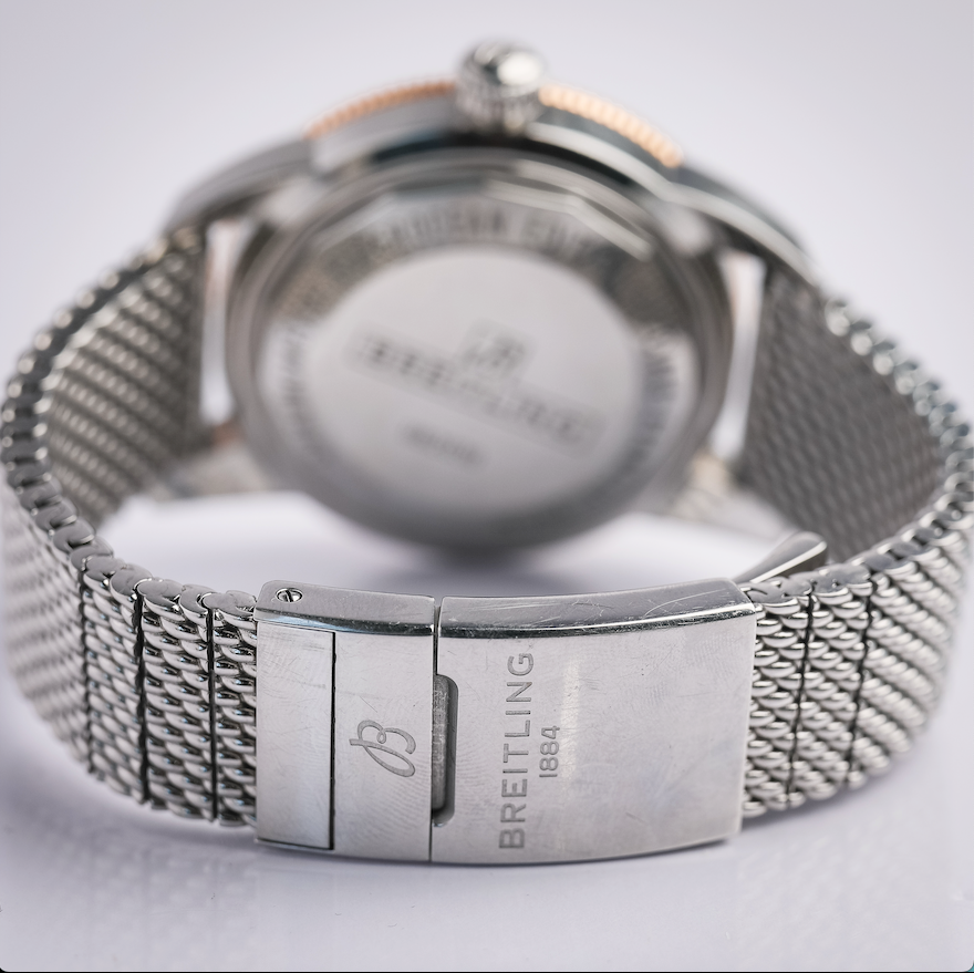 Breitling Superocean Heritage B20 Automatic 44 mm Black Dial Stainless Steel & 18K Red Gold Bracelet UB2030121B1A1