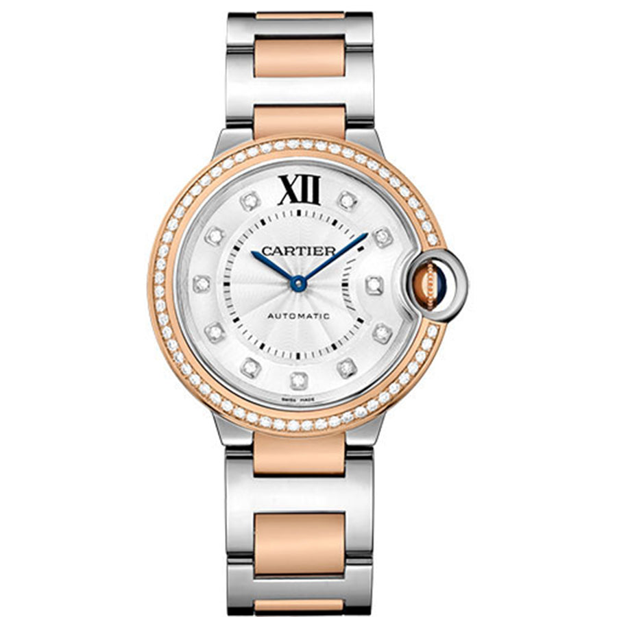 Cartier Ballon Bleu De Cartier 36mm W3BB0004 Silver Dial