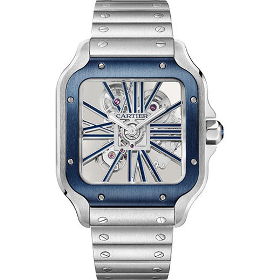 Cartier Santos de Cartier 40 mm Openworked Dial WHSA0026