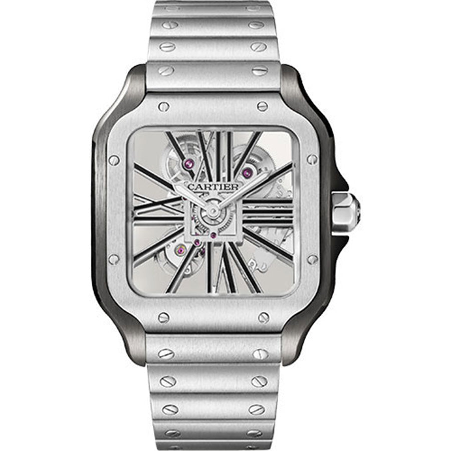 Cartier Santos de Cartier 40mm Openworked Dial WHSA0027