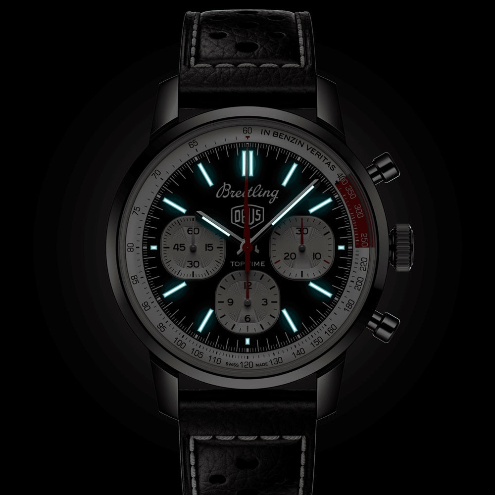 Unworn Breitling Top Time B01 Deus Ref# AB01765A1B1X1, box and papers