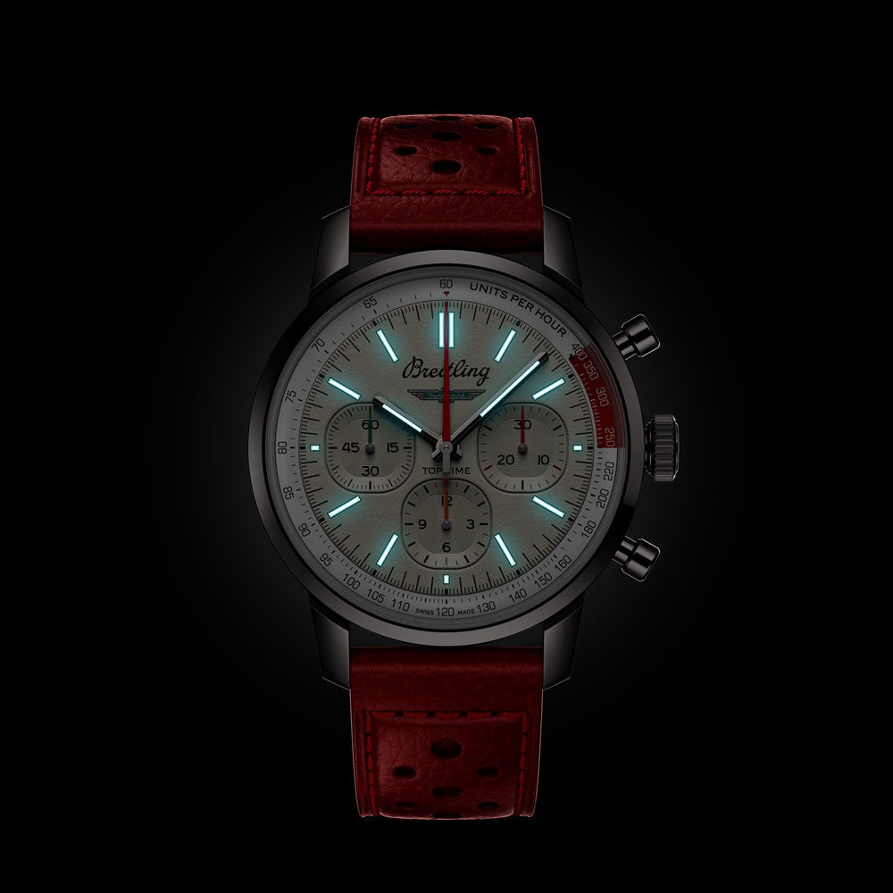 Breitling Top Time B01 Ford Thunderbird Ref# AB01766A1A1X1, box and papers