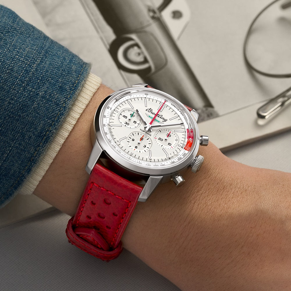 Breitling Top Time B01 Ford Thunderbird Ref# AB01766A1A1X1, box and papers