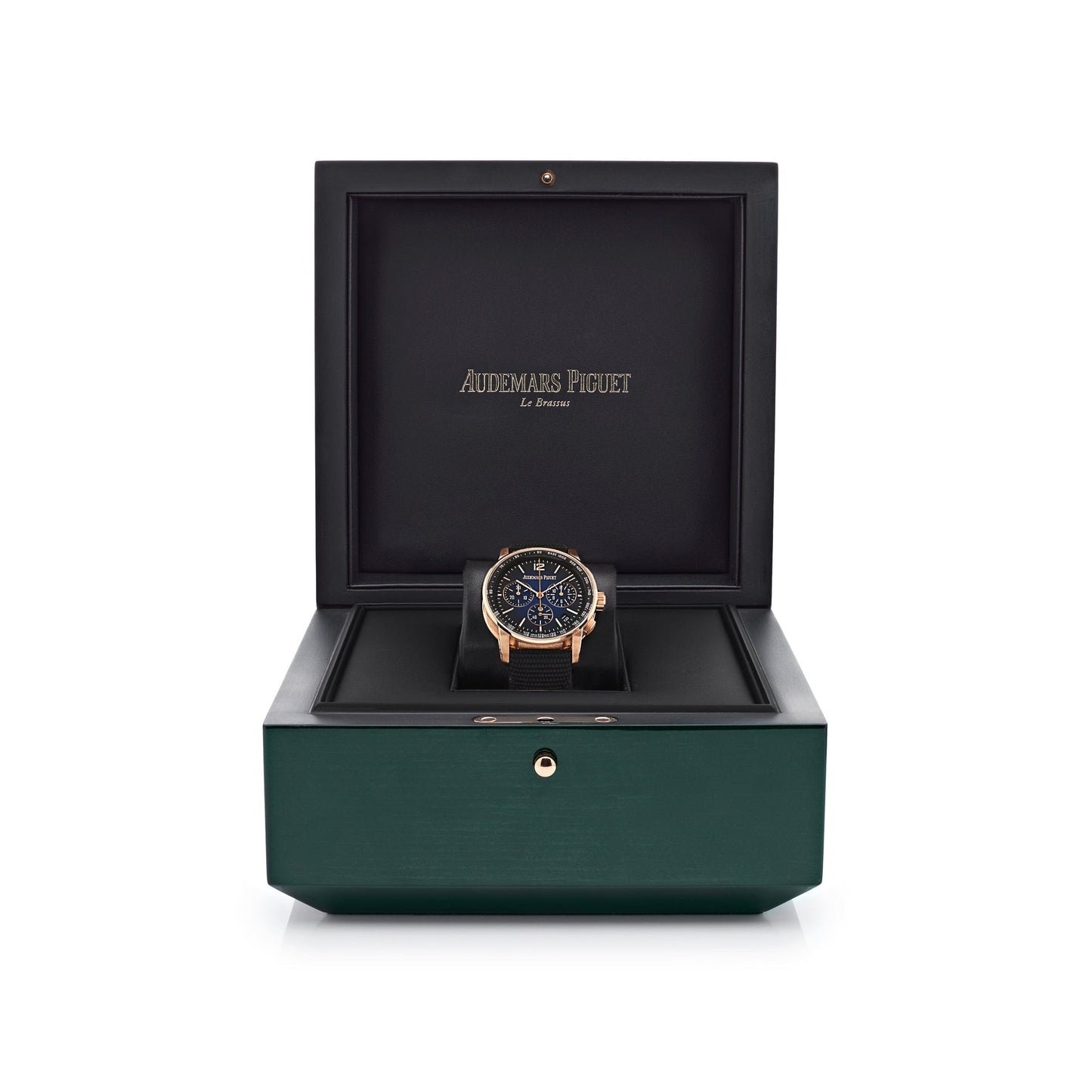 Audemars Piguet Code 11.59 26393OR.OO.A002KB.03 Selfwinding Chronograph Rose Gold Blue Dial