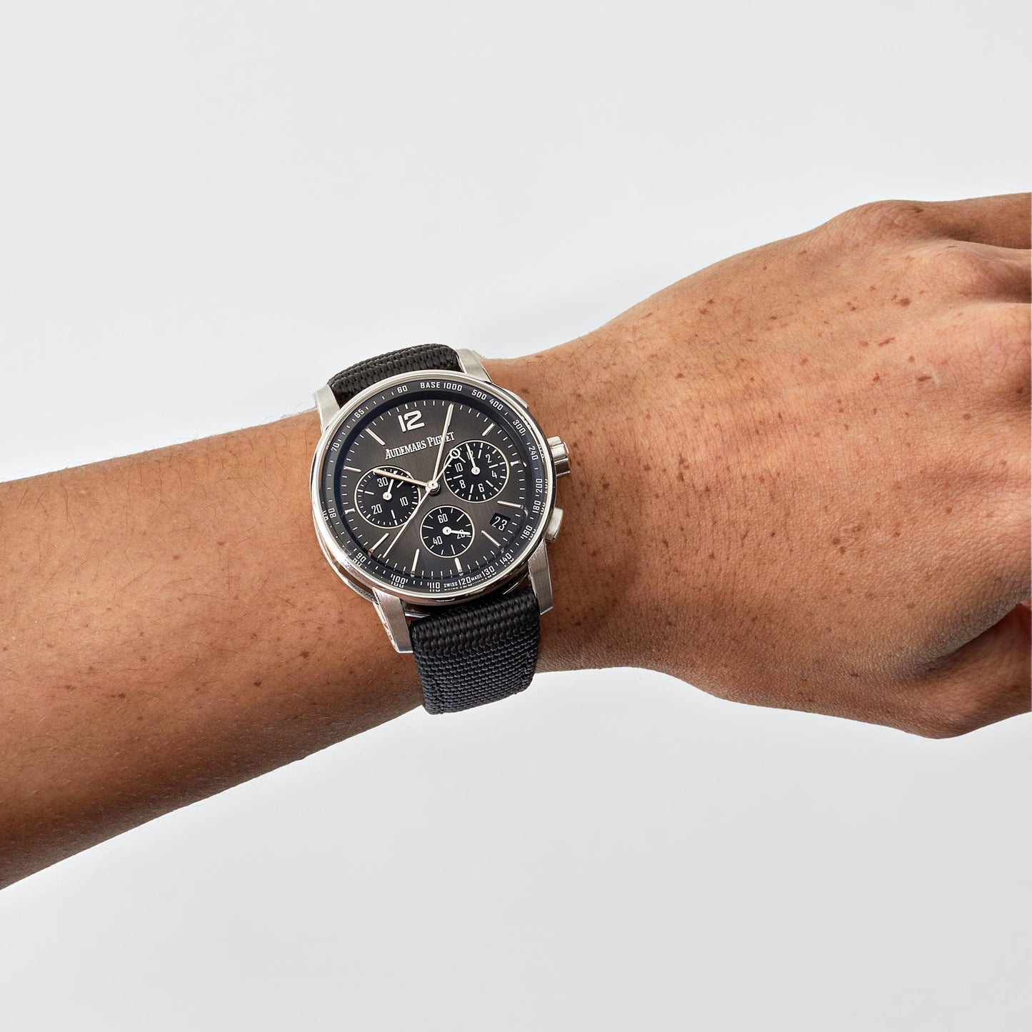 Audemars Piguet Code 11.59 26393NB.OO.A002KB.01 Selfwinding Chronograph Black Ceramic White Gold Grey Dial