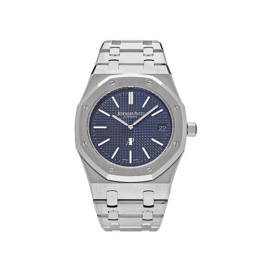 Audemars Piguet Royal Oak 15202ST.OO.1240ST.01 'Jumbo' Extra-Thin Stainless Steel Blue Dial (2020)