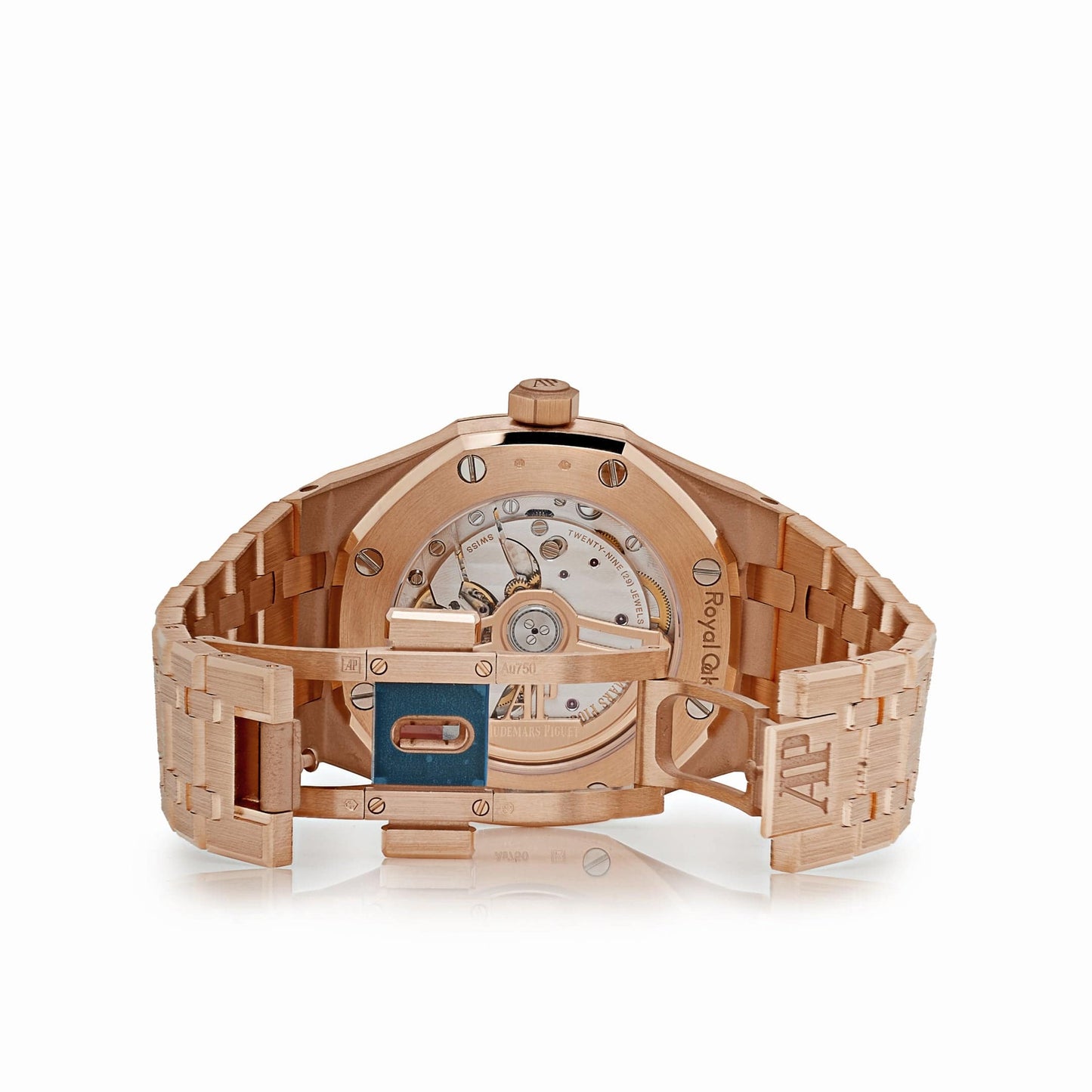 Audemars Piguet Royal Oak 15551OR.ZZ.1356OR.06 Selfwinding Rose Gold Khaki Green Dial