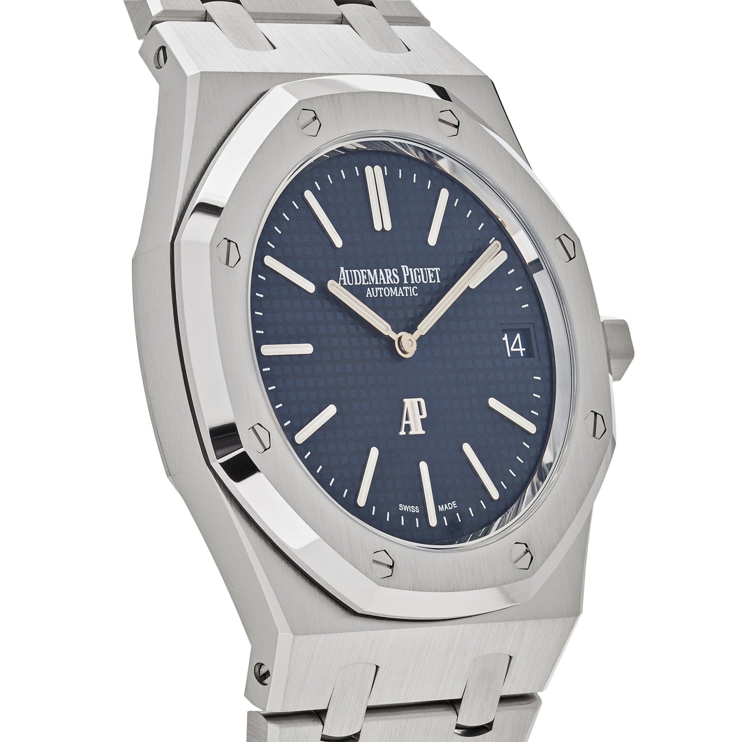 Audemars Piguet Royal Oak 16202ST.OO.1240ST.01 'Jumbo' Extra-Thin 50th Anniversary Stainless Steel Blue Dial (2022)