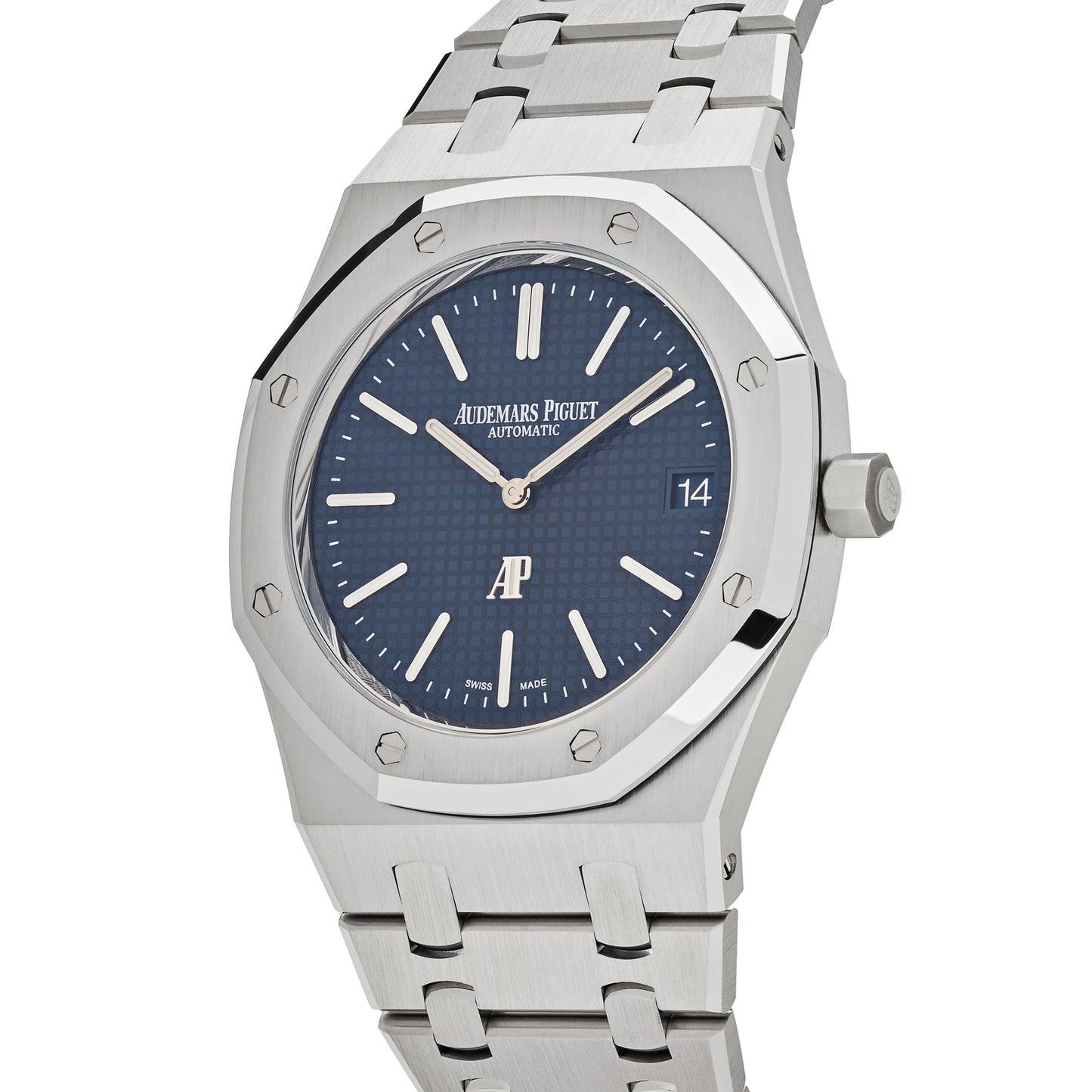 Audemars Piguet Royal Oak 16202ST.OO.1240ST.02 'Jumbo' Extra-Thin Stainless Steel Blue Dial (2025)
