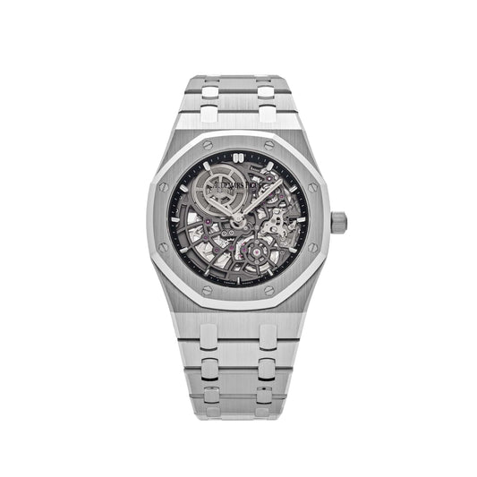 Audemars Piguet Royal Oak 16204BC.OO.1240BC.01 'Jumbo' Extra-Thin Openworked White Gold
