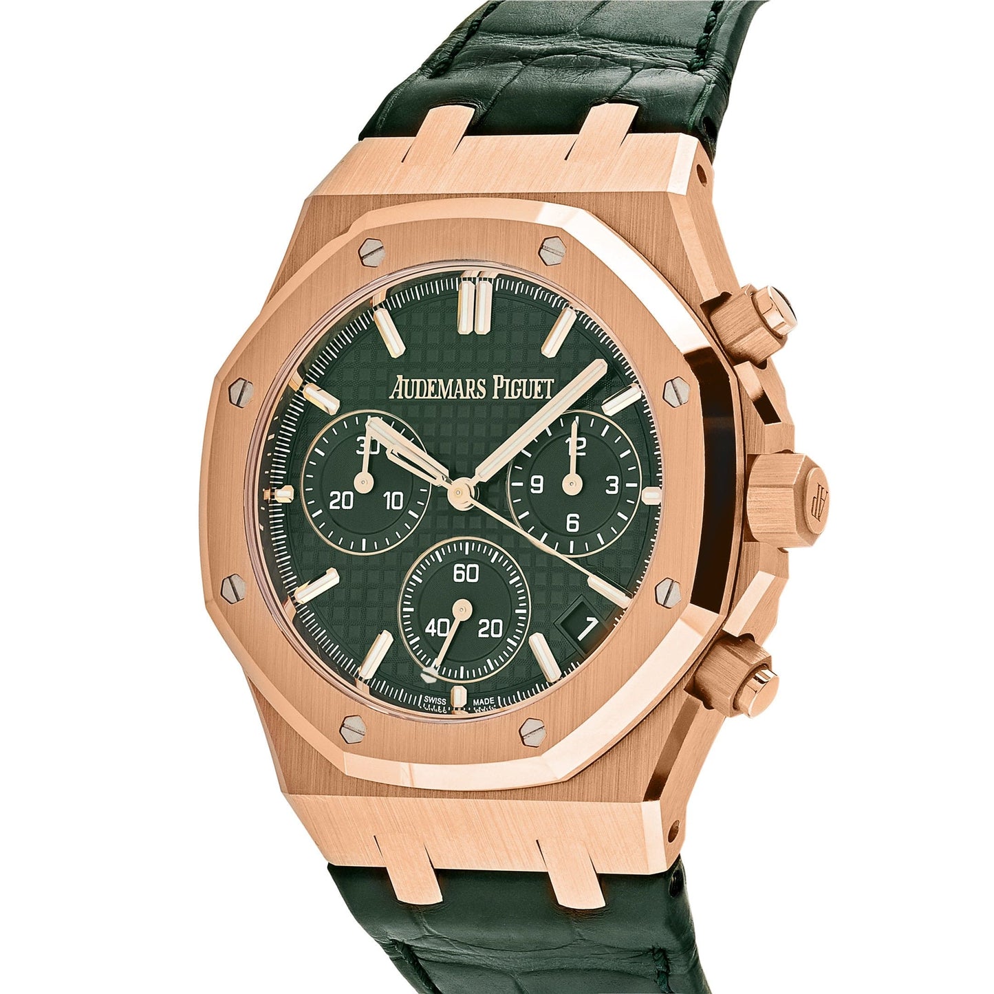 Audemars Piguet Royal Oak 26240OR.OO.D404CR.01 Chronograph '50th Anniversary' Rose Gold Green Dial