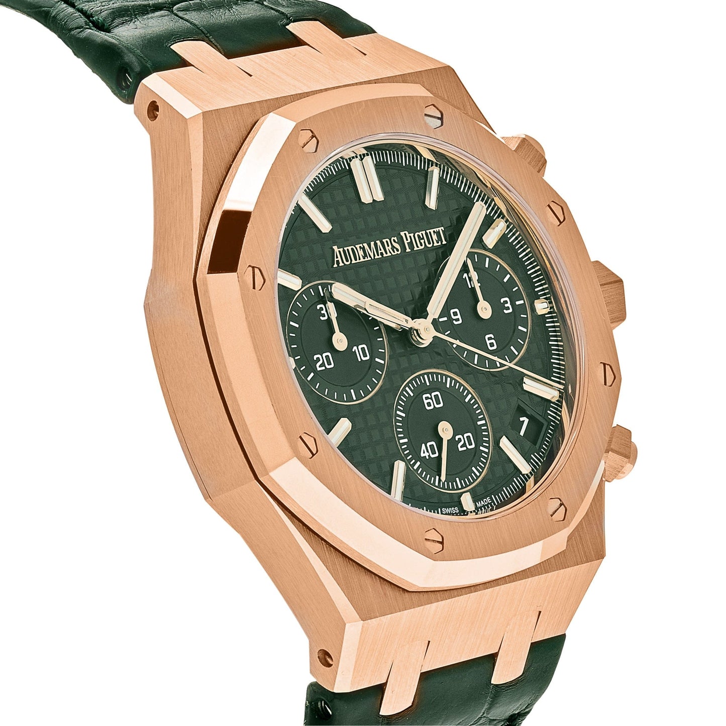 Audemars Piguet Royal Oak 26240OR.OO.D404CR.01 Chronograph '50th Anniversary' Rose Gold Green Dial