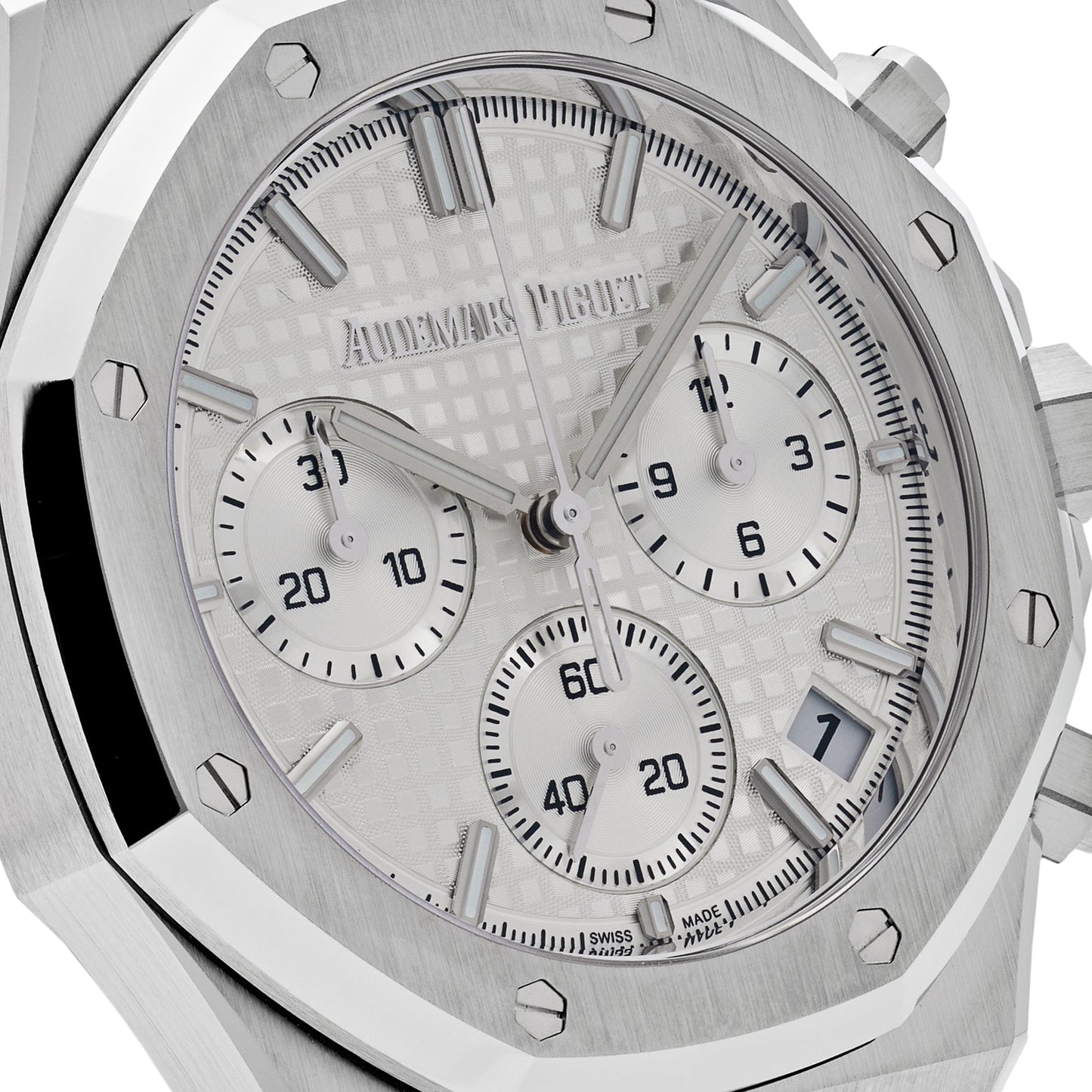 Audemars Piguet Royal Oak 26240ST.OO.1320ST.03 Selfwinding Chronograph '50th Anniversary' Stainless Steel White Dial