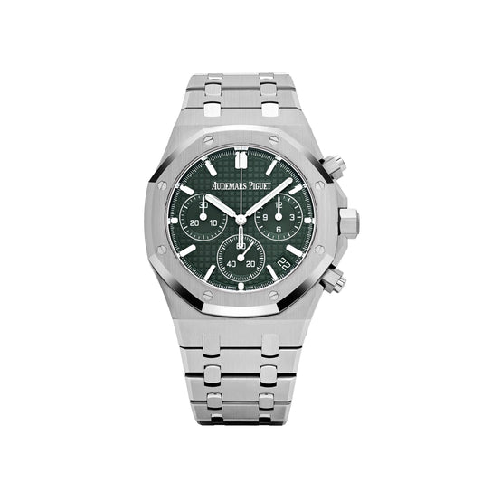 Audemars Piguet Royal Oak 26240ST.OO.1320ST.04 Selfwinding Chronograph '50th Anniversary' Stainless Steel Khaki Green Dial (2022)