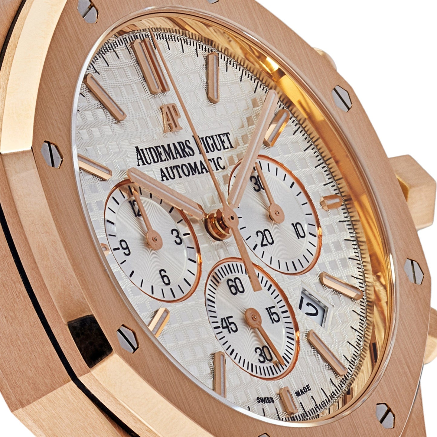 Audemars Piguet Royal Oak 26320OR.OO.D088CR.01 Chronograph Rose Gold Silver Dial
