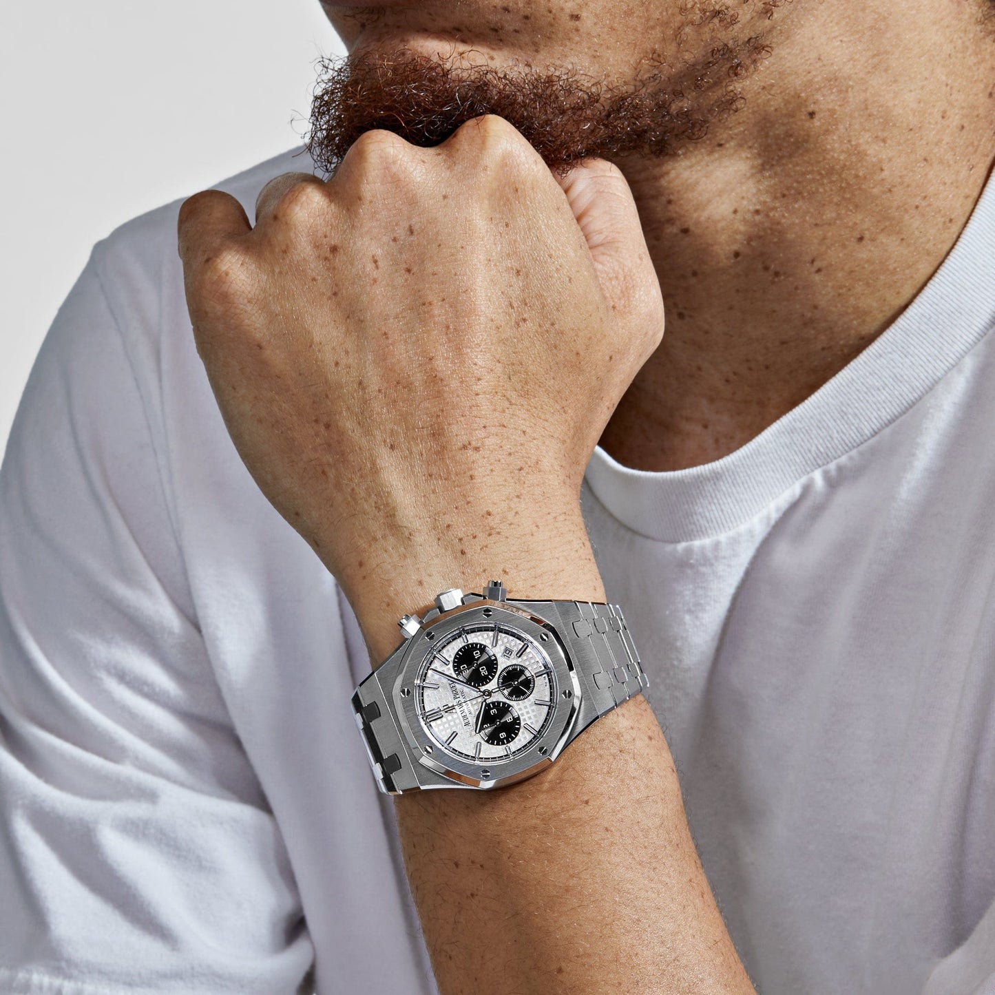 Audemars Piguet Royal Oak 26331ST.OO.1220ST.03 Selfwinding Chronograph Stainless Steel White Dial (2021)