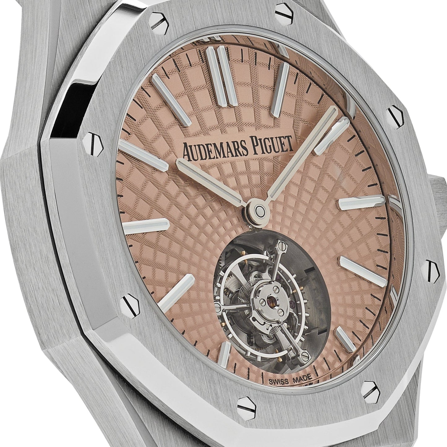 Audemars Piguet Royal Oak 26531TI.OO.1220TI.01 Selfwinding Flying Tourbillon Titanium Salmon Dial Limited Edition of 30 (2024)