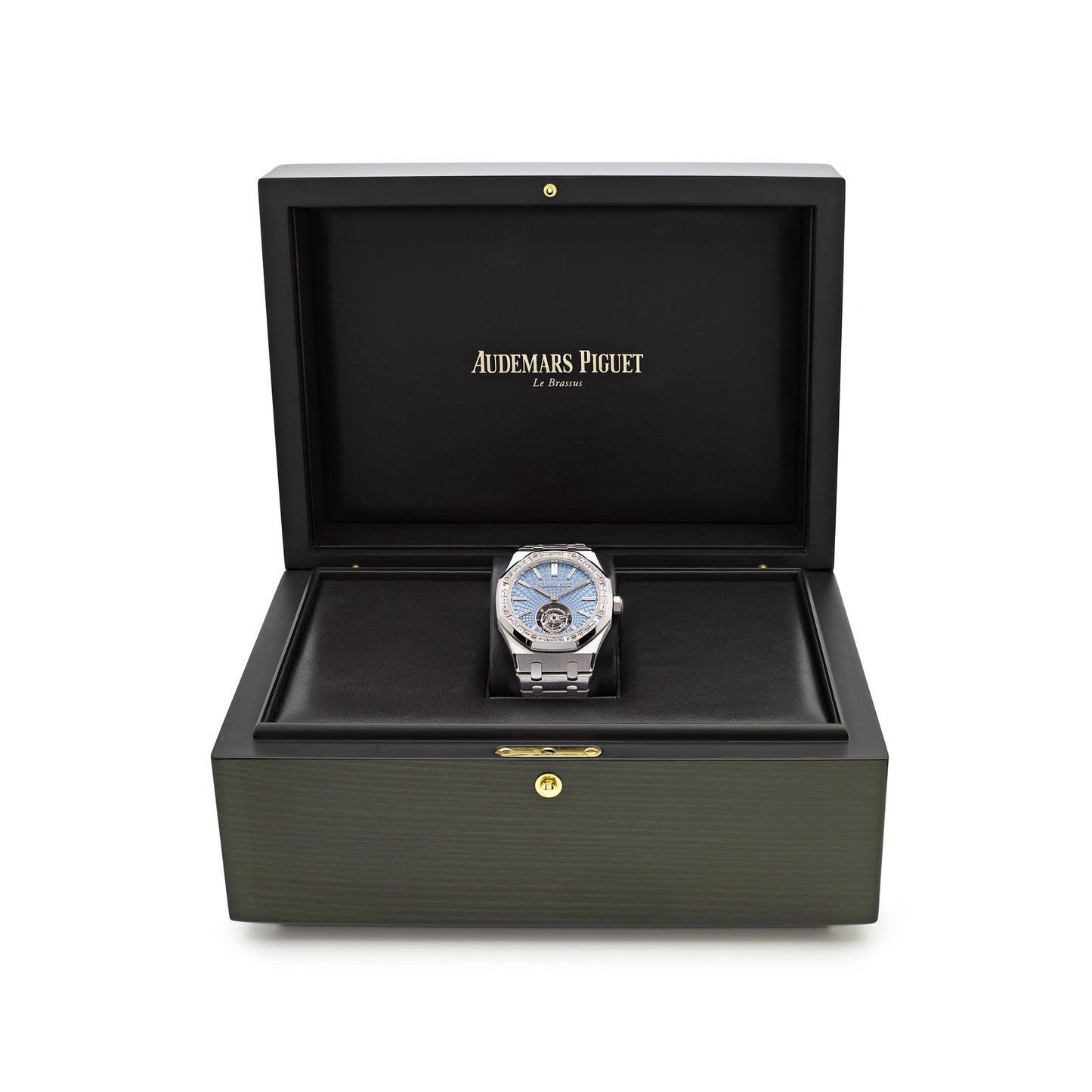 Audemars Piguet Royal Oak 26535PT.ZZ.1220PT.01 Selfwinding Flying Tourbillon Platinum Light Blue Dial