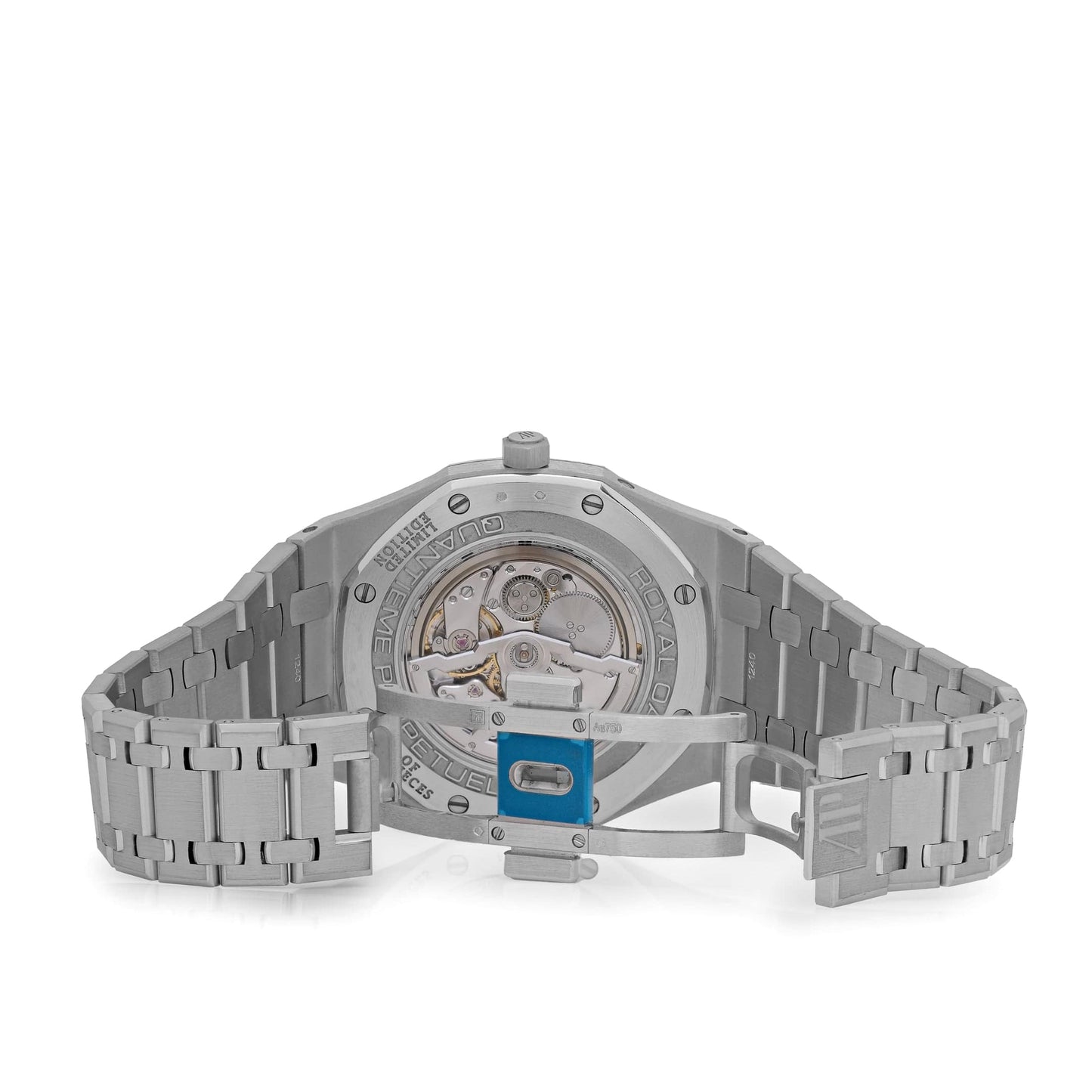 Audemars Piguet Royal Oak 26586BC.OO.1240.BC.99 Perpetual Calendar Ultra-Thin “Luminary” White Gold Light Blue Limited Edition of 25