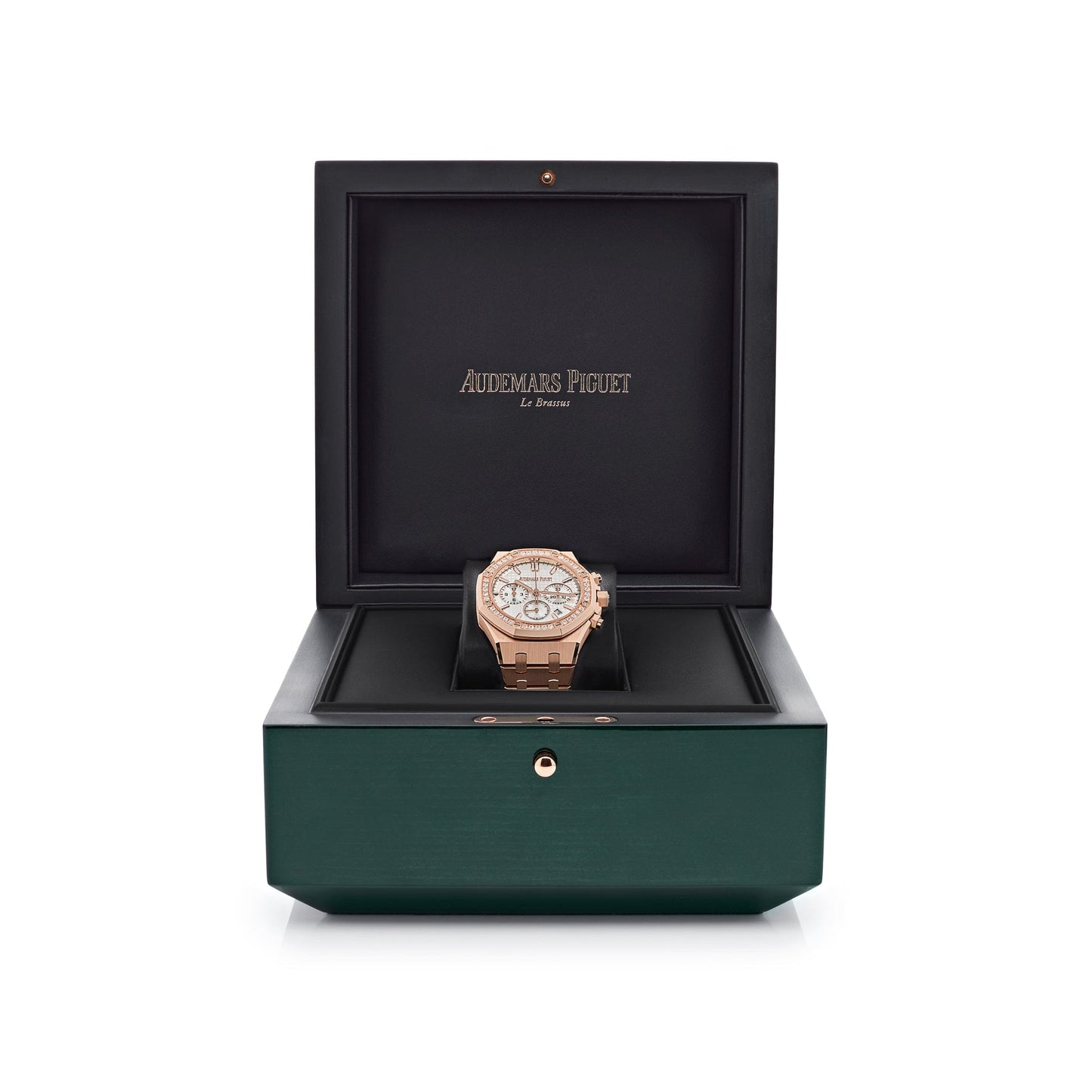 Audemars Piguet Royal Oak 26715OR.ZZ.1356OR.01 Chronograph Rose Gold Diamond Bezel (2024)