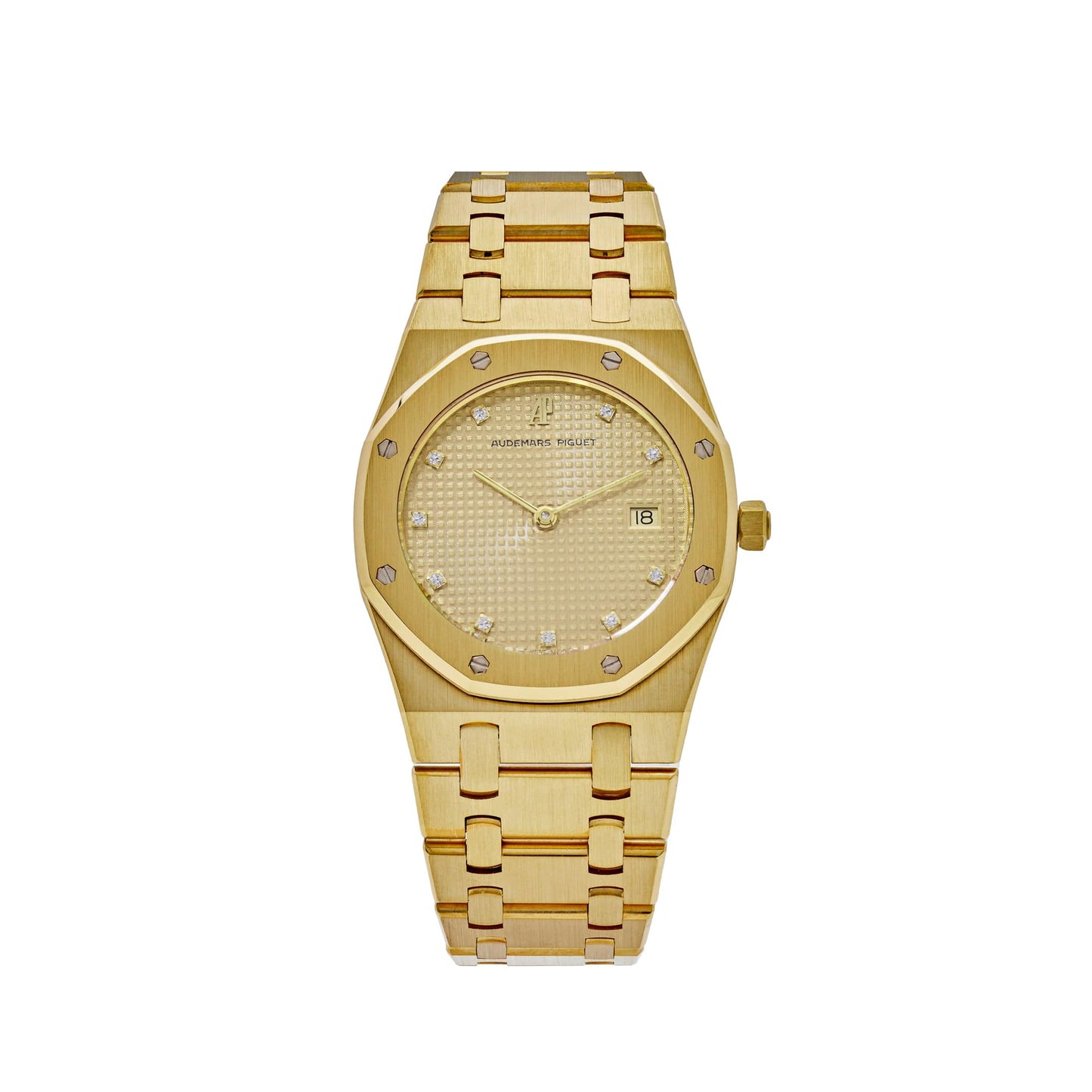 Audemars Piguet Royal Oak 56175BA Vintage Yellow Gold Champagne Dial