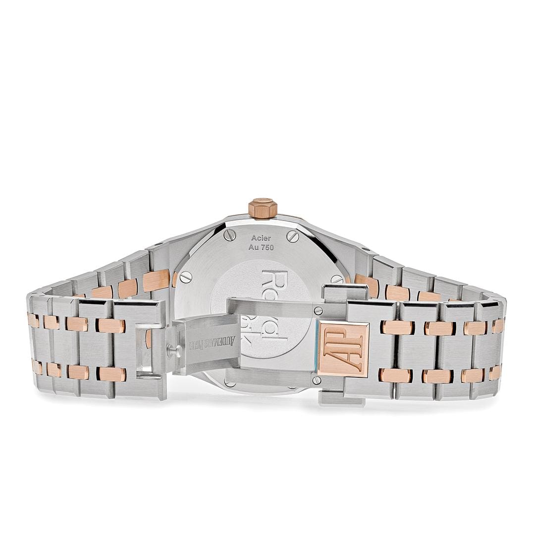 Audemars Piguet Royal Oak 67651SR.ZZ.1261SR.01 'Ladies' Quartz Rose Gold Stainless Steel Diamond Bezel
