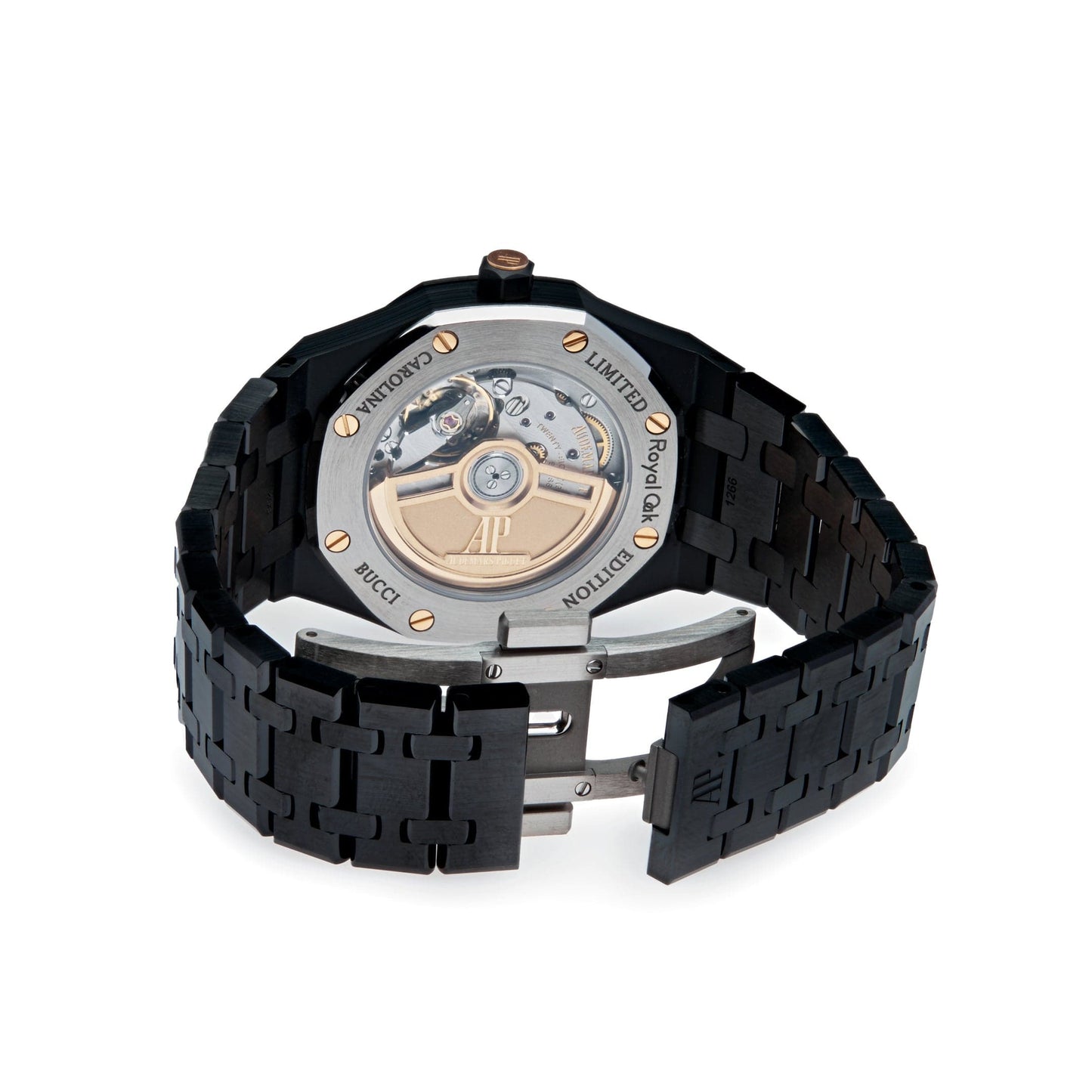 Audemars Piguet Royal Oak 77350CE.OO.1266CE.02.A Selfwinding 'Ladies' 'Carolina Bucci' Black Ceramic Rainbow Dial Limited Edition of 300 (2022)