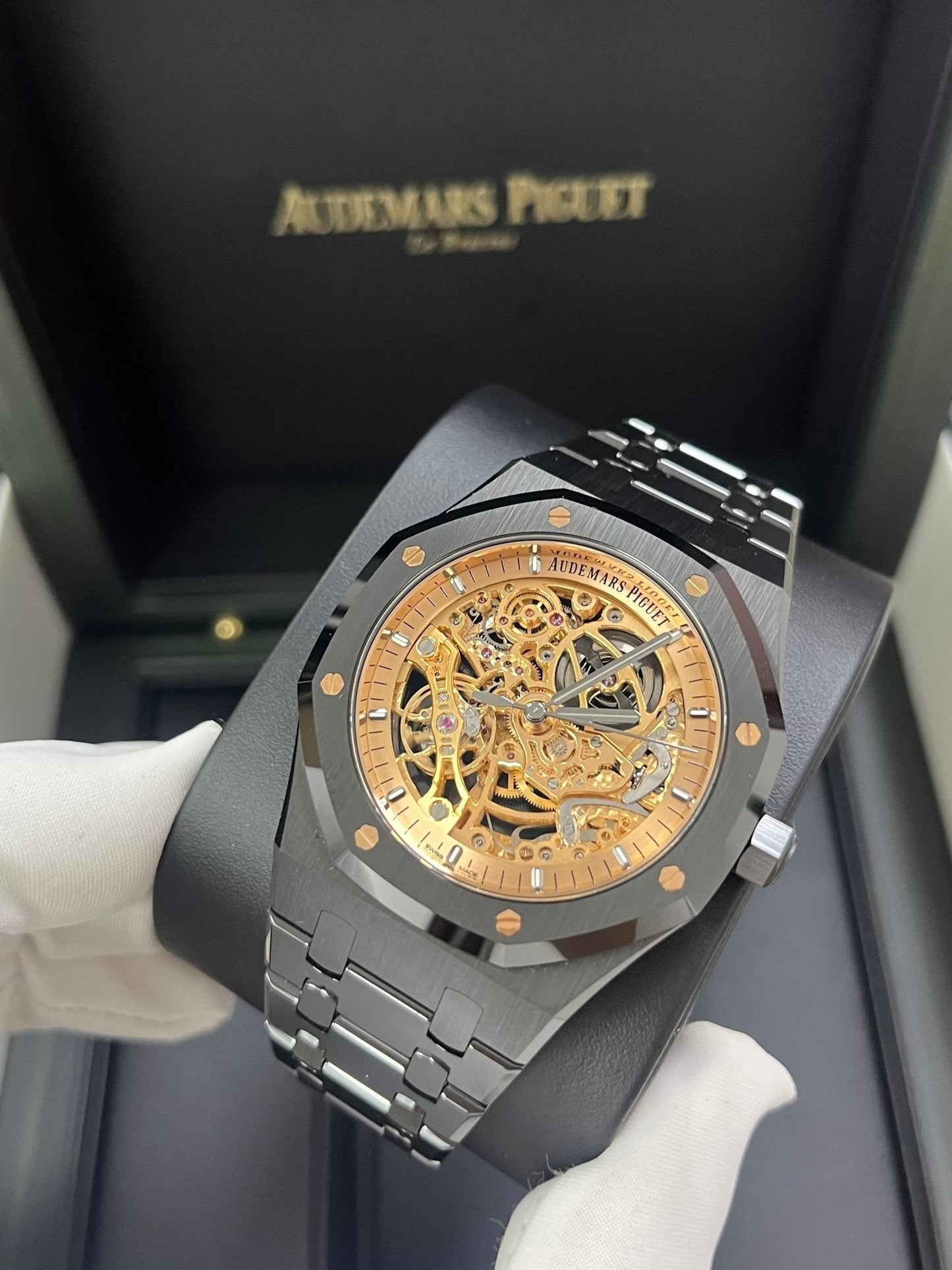 Audemars Piguet Royal Oak Double Balance Wheel Openworked 15416CE.OO.1225CE.02 Limited Edition of 150