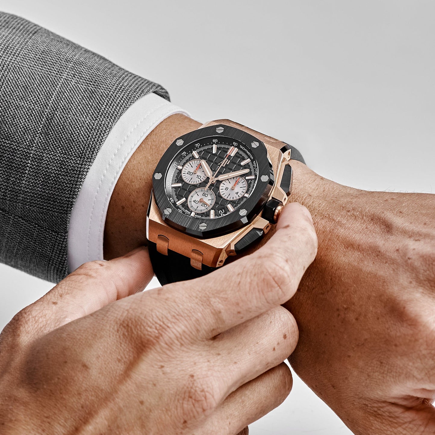 Audemars Piguet Royal Oak Offshore 26420RO.OO.A002CA.01 Chronograph Rose Gold Black Dial