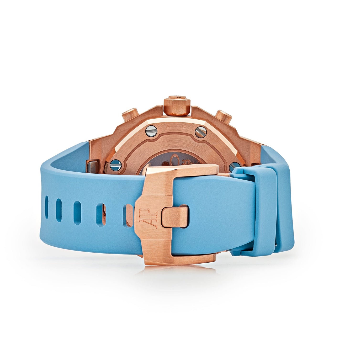 Audemars Piguet Royal Oak Offshore 26231OR.ZZ.A085CA.01 Chronograph Rose Gold Blue Dial Diamond Bezel (2023)