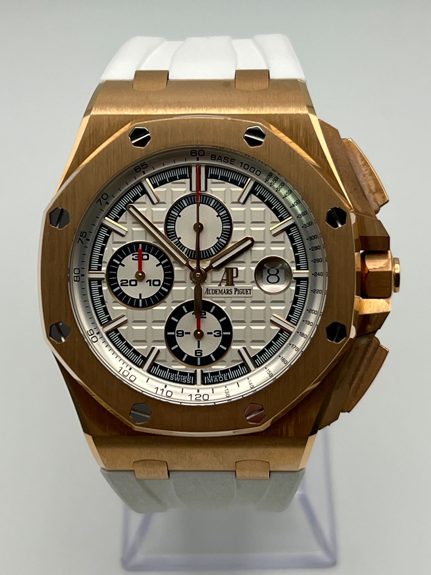 Audemars Piguet Royal Oak Offshore 26408OR.OO.A010CA.01.99 Chronograph Rose Gold White Dial Limited Edition of 50