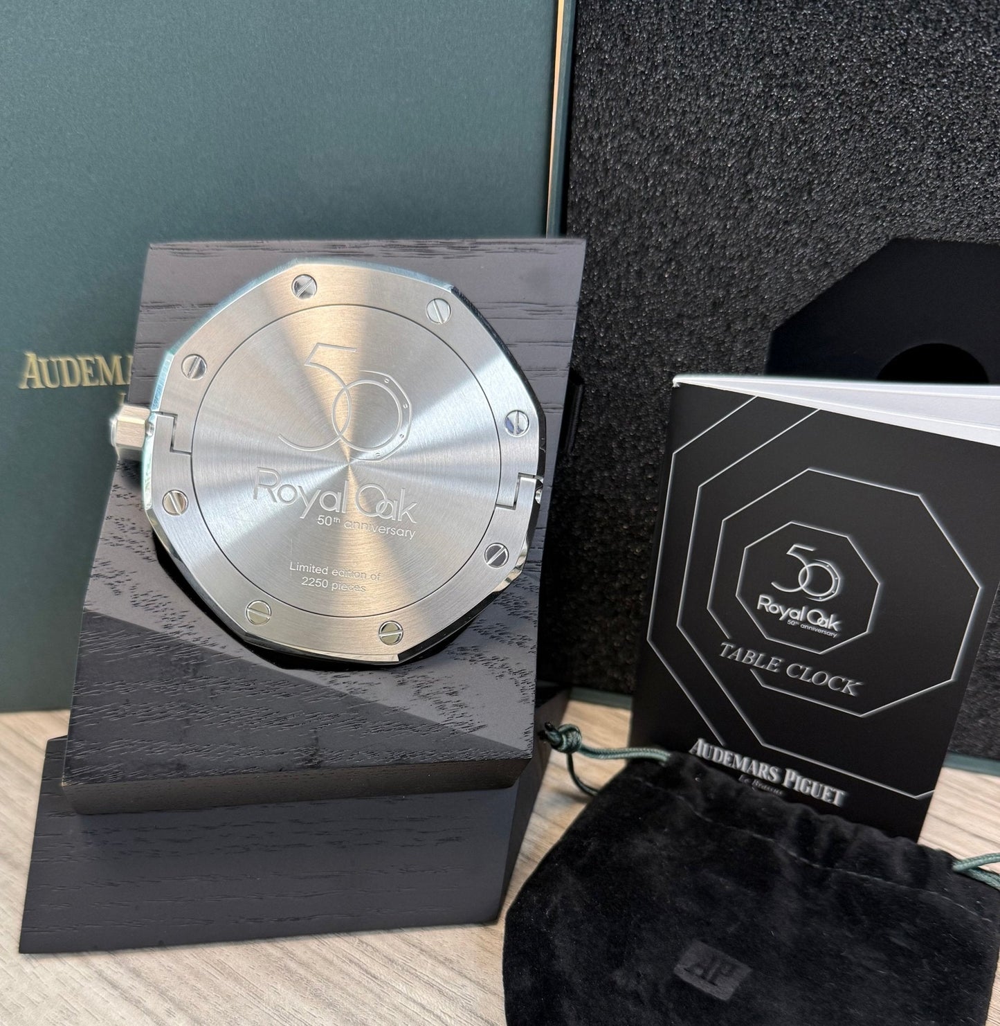 Audemars Piguet Royal Oak Offshore Table Clock 50th Royal Oak Limited To 2250 With Box