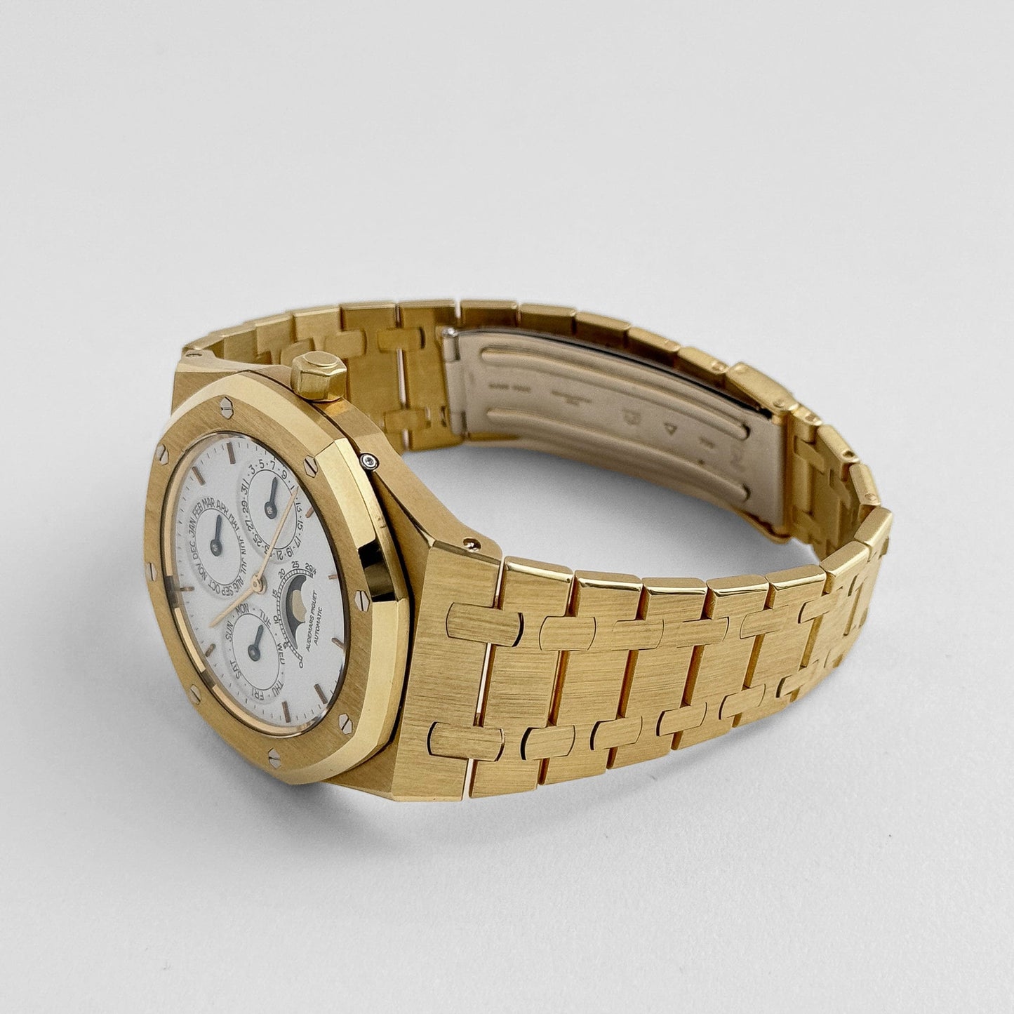 Audemars Piguet Royal Oak Perpetual Calendar 25654BA Yellow Gold White Dial