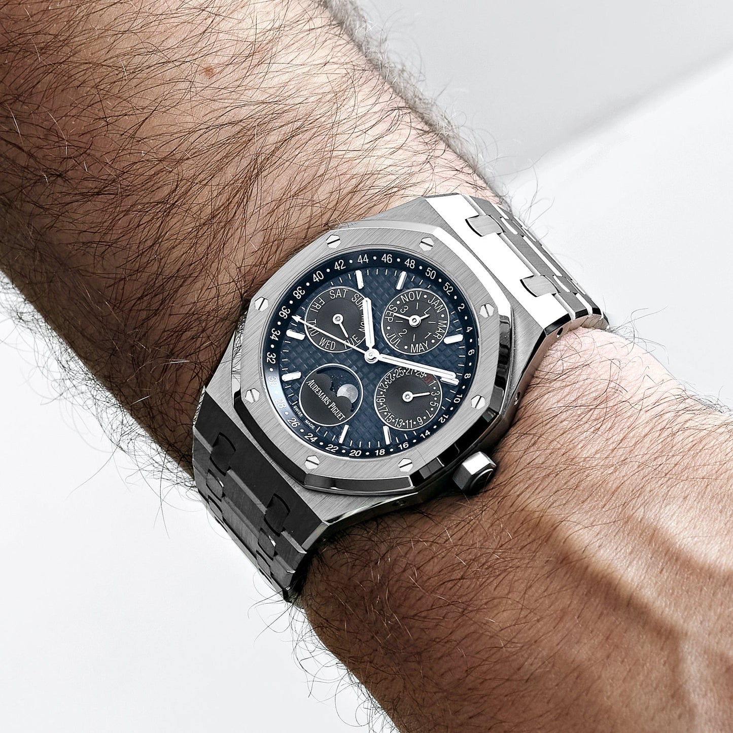 Audemars Piguet Royal Oak Perpetual Calendar 26574TI.OO.1220TI.01 Titanium Blue Dial (2021)