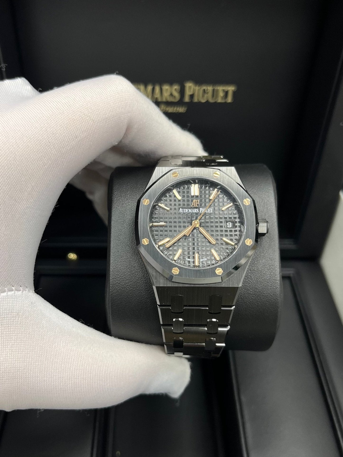 Audemars Piguet Royal Oak Selfwinding 34mm Black Ceramic 77350ce.oo.1266ce.01