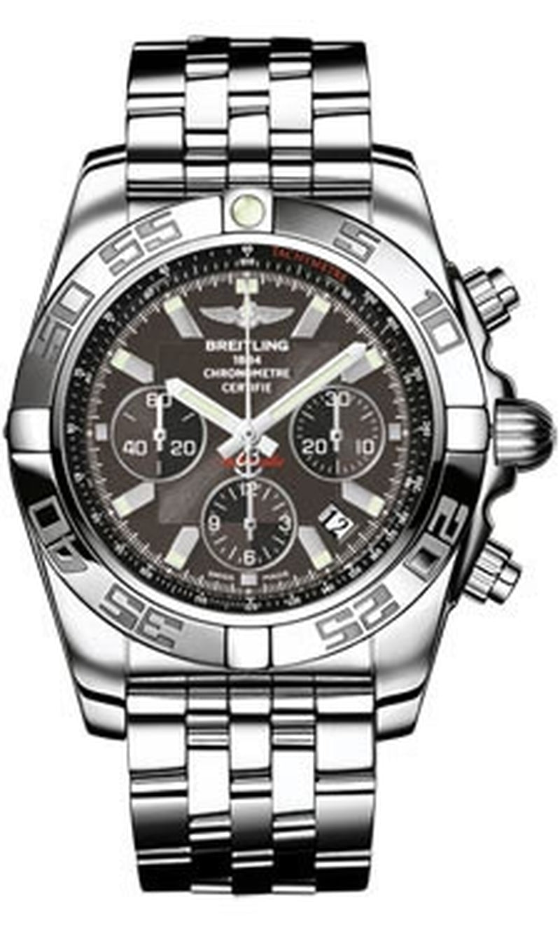 '- Chronomat 44 Steel Polished Bezel - Pilot Bracelet