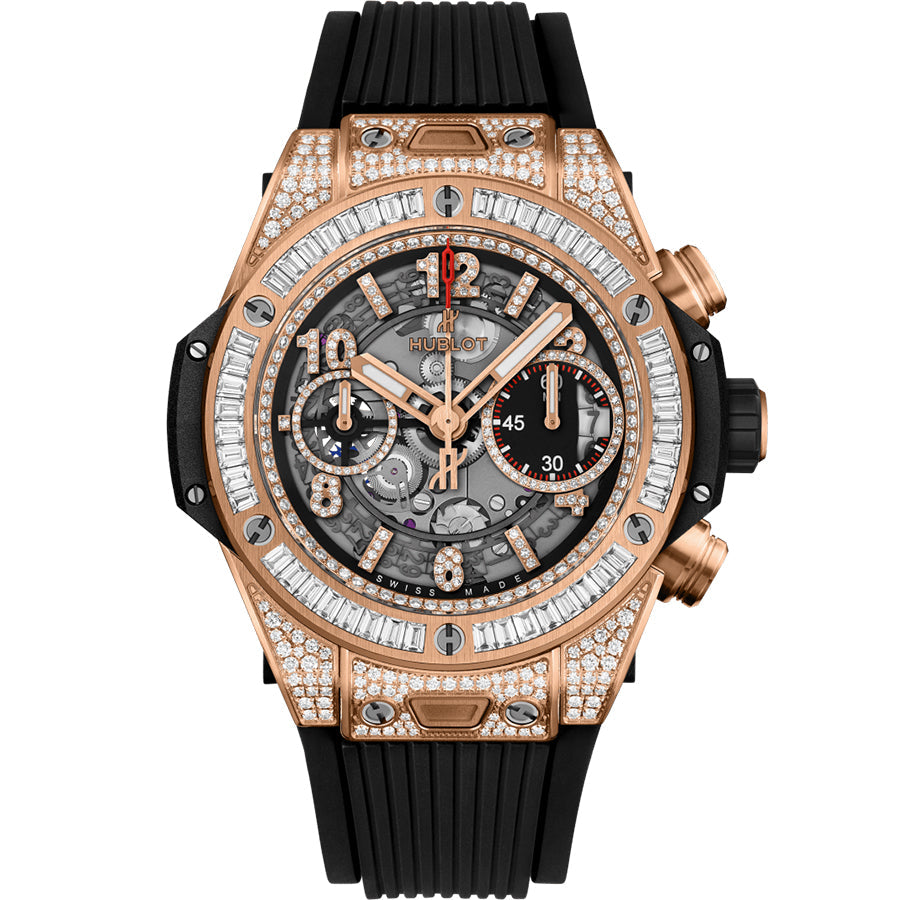 Hublot Big Bang Unico Chronograph 42mm 441.OX.1180.RX.0904 Openworked Diamond Dial