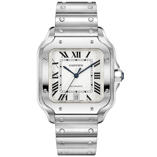 Cartier Santos 35mm WSSA0029 Silver Dial