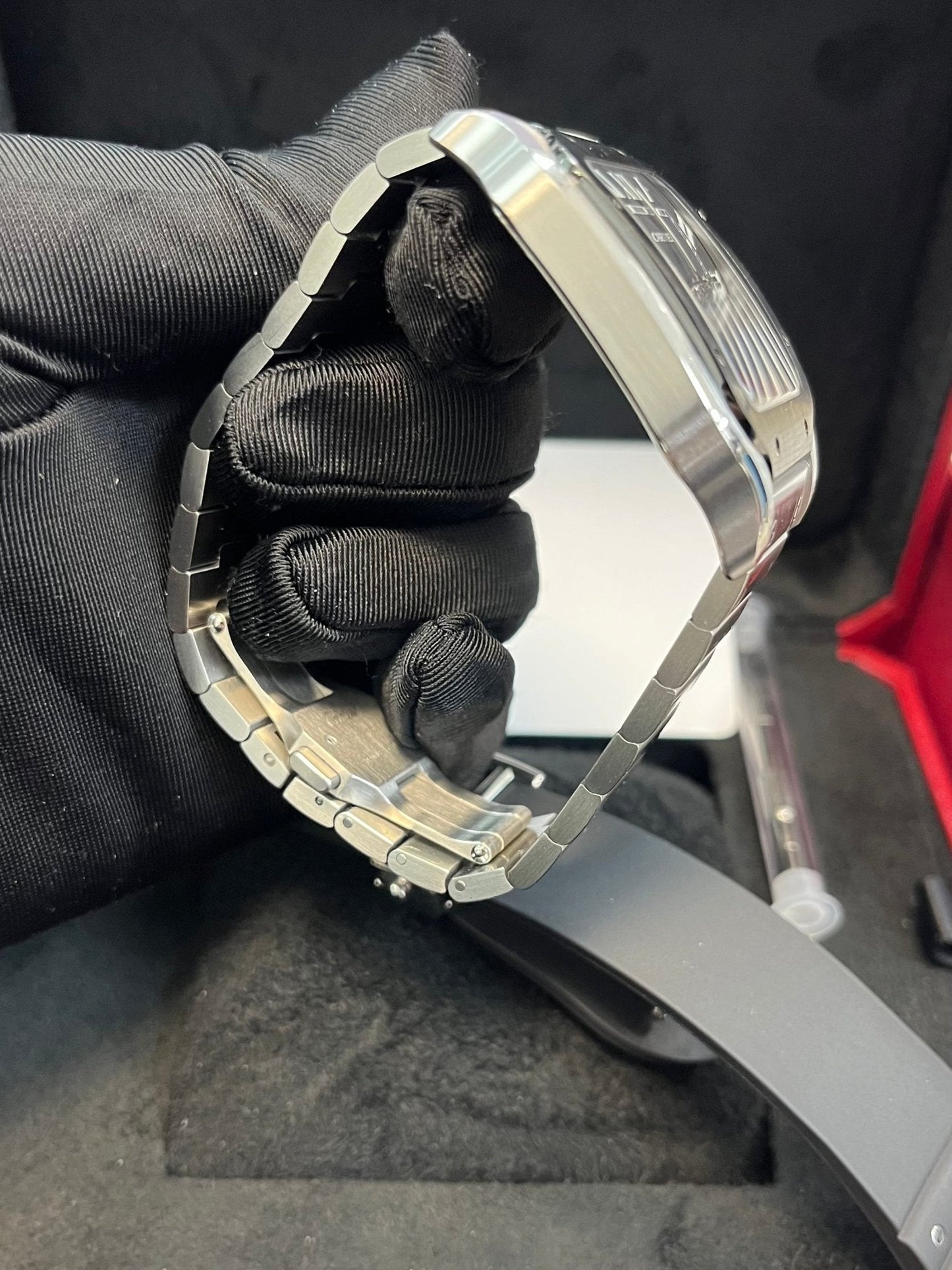 Cartier Santos De Large Automatic Grey Dial Men's Watch Santos WSSA0037